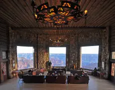 A wildfire destroyed the historic Grand Canyon Lodge. It burned down once before